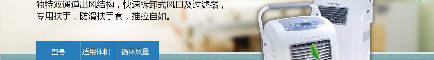 独特双通道出风结构，快速拆卸式风口及过滤器，专用扶手，防滑扶手套，推拉自如。